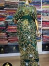Emerald Green Crystal Stoned George Fabrics