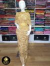 Champagne Gold Net on Silk